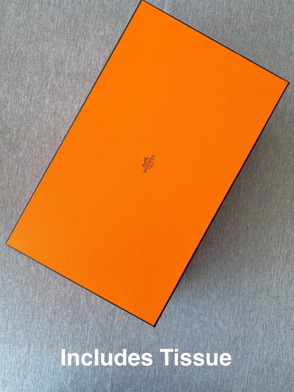 Authentic Hermès | Orange Gift Box With Tissue | Gift Decoration